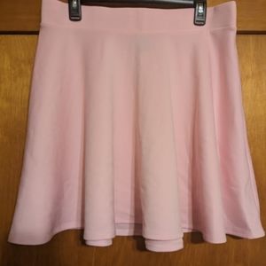 Pastel pink skater skirt